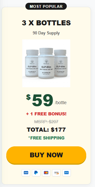 GLP Slim 3 Bottle Pricing